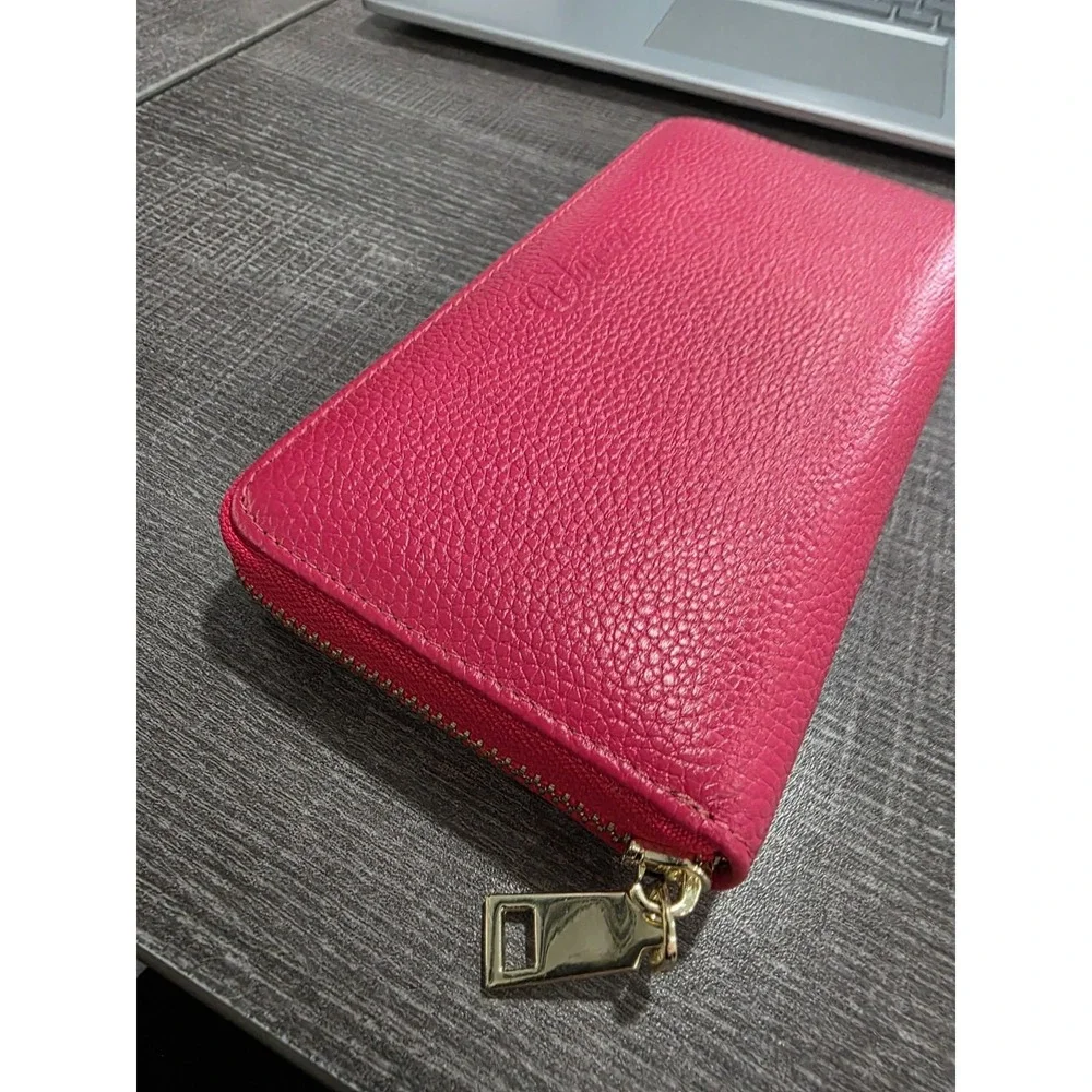 Unknown Brand Medium Zip Wallet - Pink